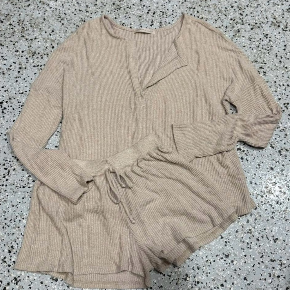 Cozy Ribbed Knit Lounge Set